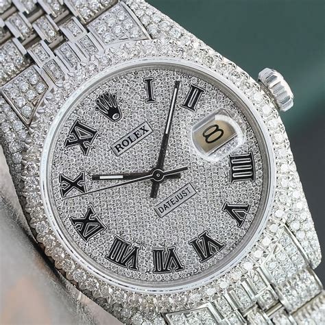 do rolex use real diamonds|rolex full diamond watch.